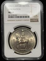 Verenigd Koninkrijk. Elizabeth II. 1 Crown 1953 Coronation