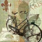 1 Pakje papieren lunch servetten - Vintage fiets, Hobby en Vrije tijd, Nieuw, Ophalen of Verzenden