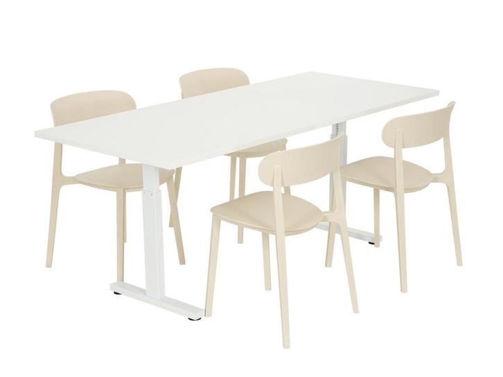 Spreektafel TUBE Wit 160x80, Zakelijke goederen, Kantoor en Winkelinrichting | Kantoormeubilair en Inrichting, Ophalen of Verzenden