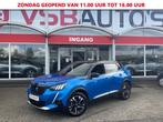 Peugeot 2008 1.2 PURETECH AUT. 130PK GT HALF-LEER NAVI CAMER, Automaat, Blauw, Nieuw, Lease