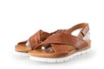 EBL8790 Sandalen in maat 39 Bruin | 10% extra korting, Kleding | Dames, Bruin, Verzenden, Sandalen of Muiltjes, Zo goed als nieuw