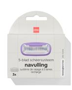 HEMA 5-blad scheersysteem navullingen - 3 stuks, Verzenden, Nieuw