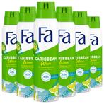 6x Fa Deodorant Spray Caribbean Lemon 150 ml, Nieuw, Verzenden
