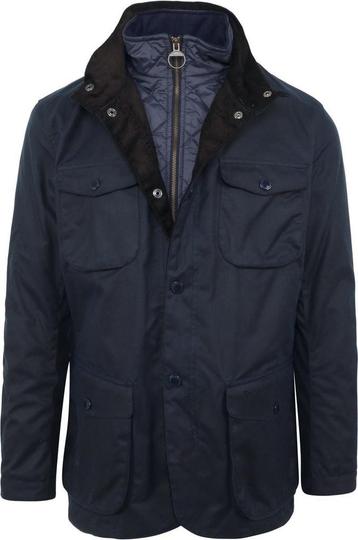 Barbour Waxjas Ogston Donkerblauw maat XL Heren