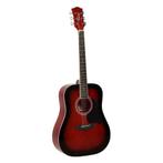 Richwood RD-12-RS rode sunburst akoestische western gitaar, Ophalen of Verzenden, Nieuw