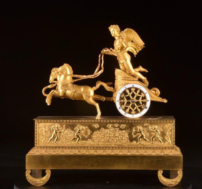 Tafelklok - Een magnifieke en zeldzame Empire Zegenpendule, Antiek en Kunst, Antiek | Klokken