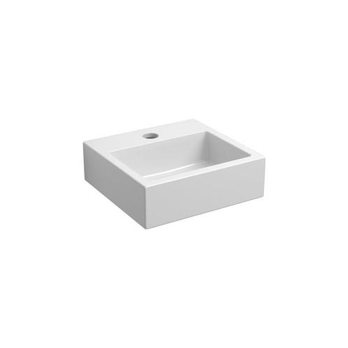 Clou Flush 1 Toiletfontein Met Kraangat En Plug Wit Keramiek, Doe-het-zelf en Verbouw, Sanitair, Overige typen, Nieuw, Ophalen of Verzenden