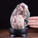 Roze Bloem Amethist Fascinerende mineraalformatie - Hoogte:
