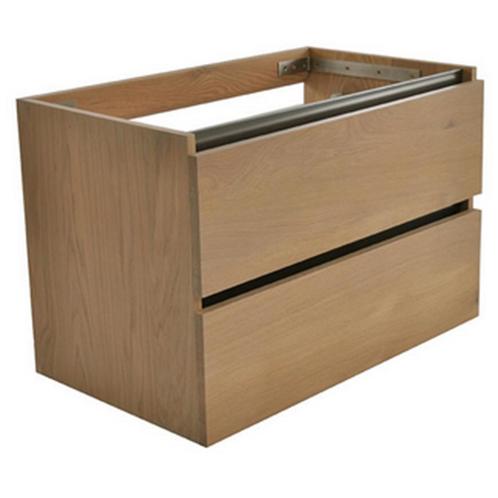 Wiesbaden OAK Onderkast Met 2 Laden - 60x46cm - Eik, Huis en Inrichting, Badkamer | Badkamermeubels, Nieuw, Ophalen of Verzenden