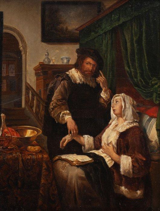 Frans van Mieris the Elder (1635–1681), Naar - Doctors, Antiek en Kunst, Kunst | Schilderijen | Klassiek