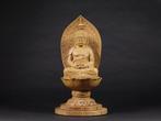 Hario Hiroshi () - Amitabha Buddha Seated Sculpture, Antiek en Kunst