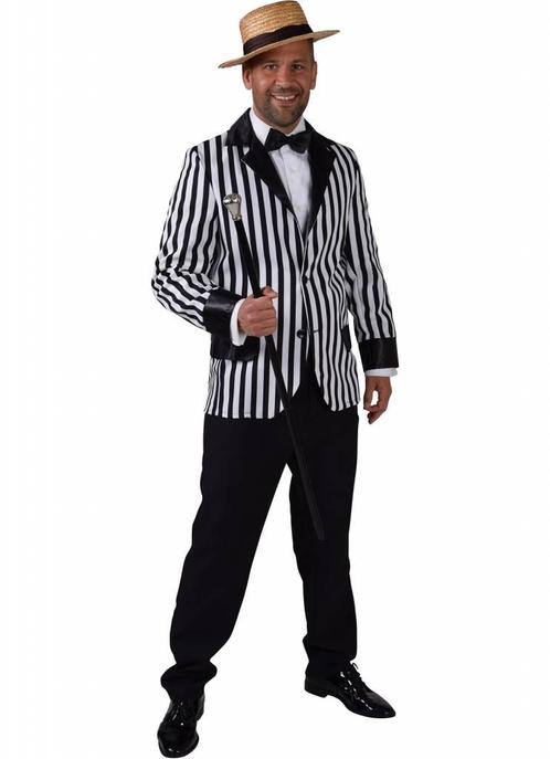 Colbert streep zwart/wit elite, Kleding | Heren, Carnavalskleding en Feestkleding, Nieuw, Ophalen of Verzenden
