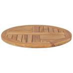 Tafelblad Teakhout 60cm | Retourdeal | 40% Korting!, Huis en Inrichting, Rustieke charme, Nieuw, Ophalen of Verzenden, Tafelblad