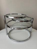 leitmotiv - Bijzettafel - double swivel - Glas, Antiek en Kunst, Antiek | Meubels | Stoelen en Banken