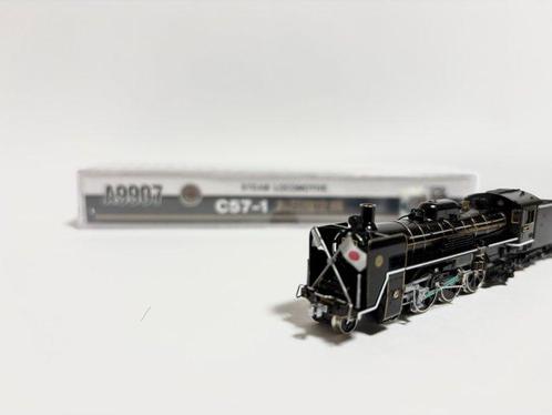 JR N - A9907 - Stoomlocomotief met tender (1) - C57-1, Hobby en Vrije tijd, Modeltreinen | N-Spoor