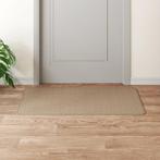 vidaXL Tapijtloper 50x100 cm sisal-look zandkleurig, Verzenden, Nieuw, Bruin