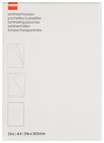 HEMA Lamineerhoezen 80 micron 21.6x30.3 - 25 stuks, Verzenden, Nieuw