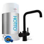 HOTTO Combi 8L – Quadro Zwart 3-in-1 Kraan met Inlaatcombi, Ophalen of Verzenden, Nieuw