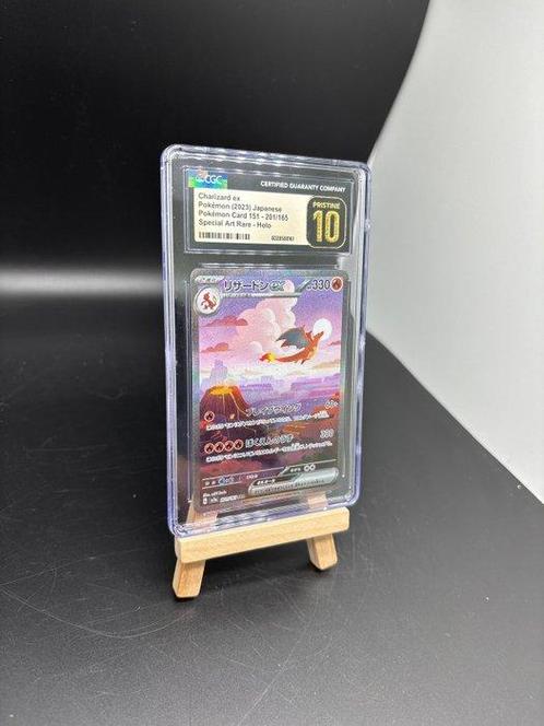 Pokémon - 1 Graded card - PRISTINE 10 Charizard SAR -, Hobby en Vrije tijd, Verzamelkaartspellen | Pokémon