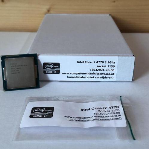 Intel processor i7 4770 8MB 3.4Ghz socket 1150, Computers en Software, Processors, Nieuw, Ophalen of Verzenden
