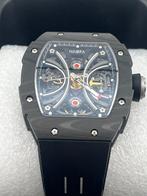 HAOFA - 1909 Black Carbon Fiber Bezel NTPT Skeleton, Nieuw