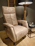 Relaxfauteuil Ommen microleder Bull 10 Liver, Huis en Inrichting, Nieuw, Modern, Leer, 75 tot 100 cm