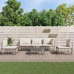 vidaXL 6-delige Loungeset met kussens poly rattan, Verzenden, Nieuw, Rotan, Loungeset
