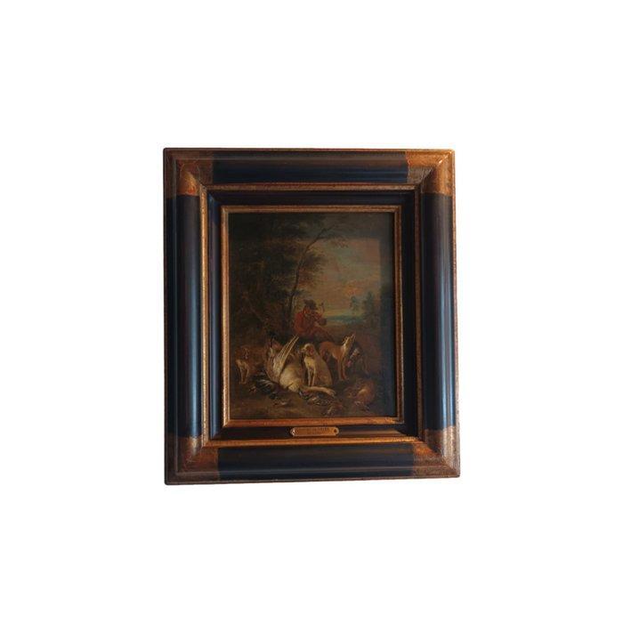 Adriaen de Gryef (1657-1722) - Jagdszene: Abblasen von der, Antiek en Kunst, Kunst | Schilderijen | Klassiek