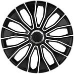 4-Delige Wieldoppenset Voltec Pro 16-inch zwart/wit, Nieuw, Verzenden