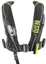 Besto Ultimate 300N BackTow Reddingsvest - zwart/geel - MOB1, Watersport en Boten, Ophalen of Verzenden, Nieuw