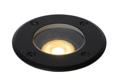Lucide BILTIN - Grondspot Buiten rond Zwart GU10 IP67, Tuin en Terras, Buitenverlichting, Nieuw, Verzenden