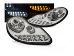 Koplamp units LED DRL geschikt voor Porsche Boxster Chrome, Verzenden, Nieuw, Porsche