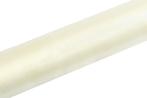 Wit Pastel Organza Stof 16cm 9m, Verzenden, Nieuw