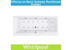 Ligbad Villeroy & Boch Subway 180x80 cm met Balboa Whirlpool, Ophalen of Verzenden, Nieuw