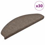 vidaXL Trapmatten Zelfklevend 30 stuks 65x21x4 cm Beige, Doe-het-zelf en Verbouw, Ladders en Trappen, Verzenden, Nieuw