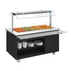 GGM Gastro | Buffetwagen warm DANZIG - 1900mm - voor 4x GN |, Verzenden