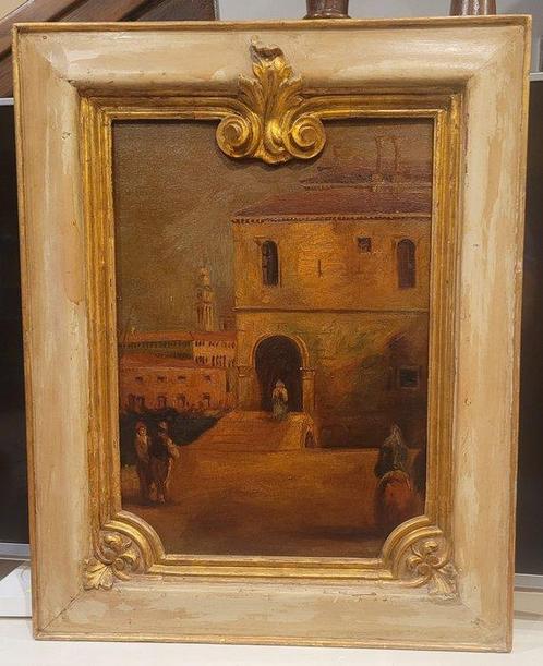 Italiaanse school (XVIII) - Paesaggio, Antiek en Kunst, Kunst | Schilderijen | Klassiek