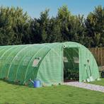 vidaXL Tuinkas met stalen frame 48 m² 12x4x2 m groen, Verzenden, Nieuw