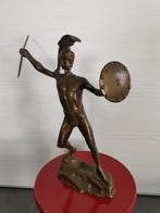 sculptuur, Gladiatore (Leonida) - 32 cm - Brons, Antiek en Kunst, Antiek | Keramiek en Aardewerk