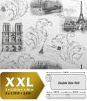 EDEM 9050-10 Romantisch behang Parijs Eiffeltoren shabby
