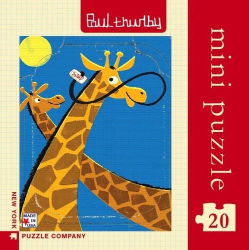 Giraffes - 20 Stukjes New York Puzzle Company Mini Puzzel, Hobby en Vrije tijd, Denksport en Puzzels, Verzenden