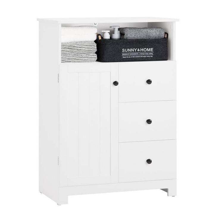 2dekans | SoBuy Badkamerkast, Badkamer Kolomkast, Lage Kast,, Huis en Inrichting, Woonaccessoires | Spiegels, Zo goed als nieuw