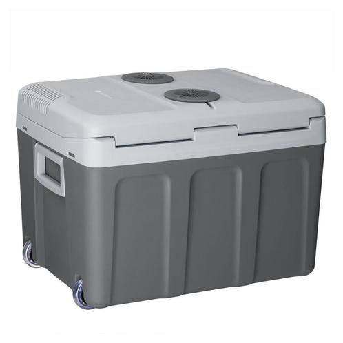Elektronische Koelbox - 40 Liter - Grijs - 12 V &amp; 230 V, Caravans en Kamperen, Koelboxen, Koelbox, Nieuw, Elektrisch, Ophalen of Verzenden