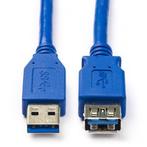 USB verlengkabel | 3 meter | USB 3.0 (100% koper), Verzenden, Nieuw
