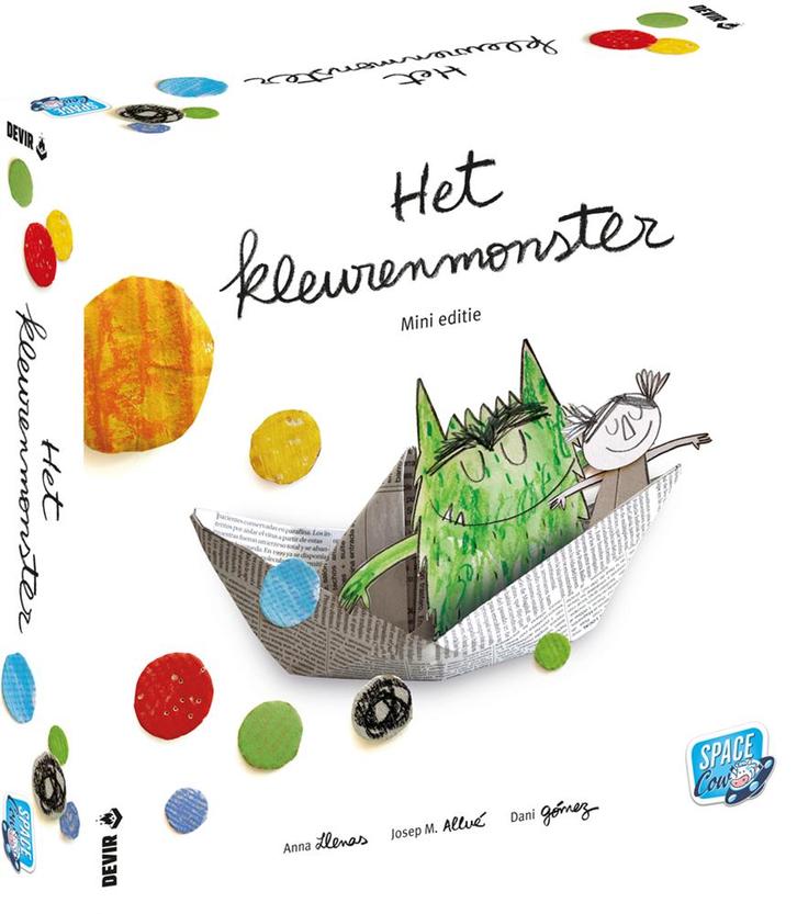 Het Kleurenmonster - Mini Editie | Space Cowboys -, Hobby en Vrije tijd, Gezelschapsspellen | Bordspellen, Nieuw, Verzenden