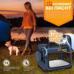 Reisbench hond - Draagtas hond - Transportbox - 61x42x42 cm, Verzenden, Zo goed als nieuw