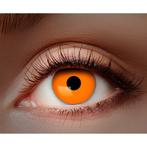 Halloween Maandlenzen Uv Flash Oranje, Verzenden, Nieuw
