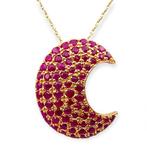 Zonder minimumprijs - Halsketting Zilver - Ruby, Nieuw