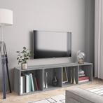 vidaXL Boekenkast / tv-meubel 143x30x36 cm grijs sonoma, Huis en Inrichting, Woonaccessoires | Wandplanken en Boekenplanken, Verzenden