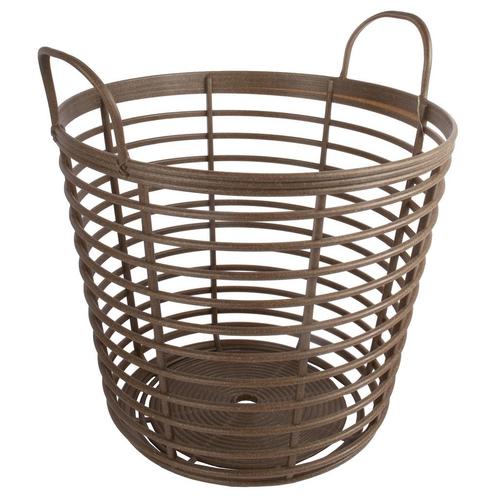 Talen Tools Mand Eco 40L Bruin Hout/PP - Robuust en Stijlvol, Huis en Inrichting, Woonaccessoires | Kapstokken, Nieuw, Ophalen of Verzenden